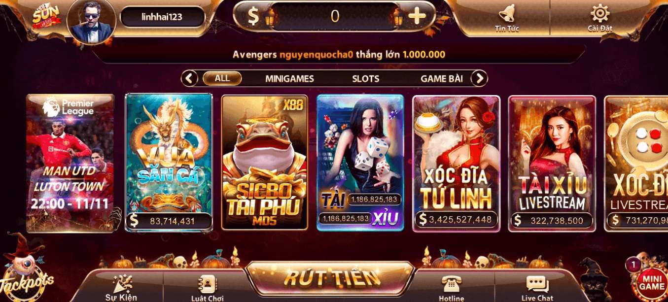 Chơi gì tại Sun20.Win ?